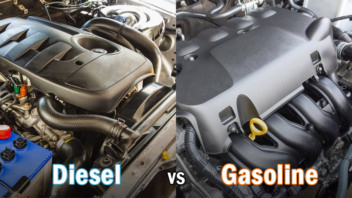 مقایسه موتور دیزلی با بنزینی